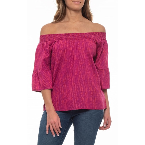 Prana Tops - PrAna Women Purple Sprinkle Chryssa Shirt